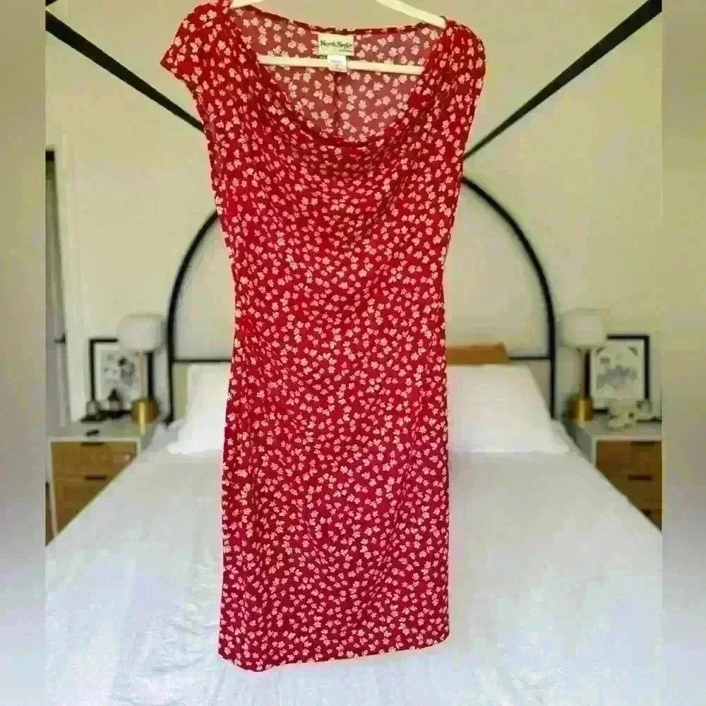 North Style Cowl Neck Midi Dress - Picture 3 of 3